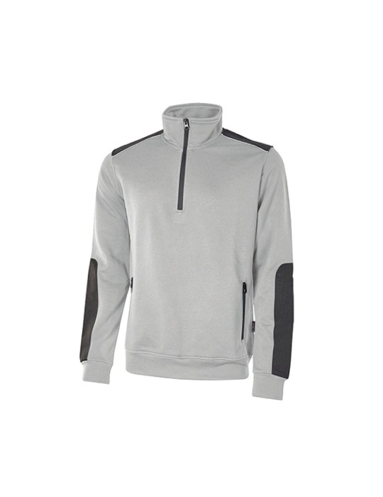 Sudadera de trabajo "cómoda" gris plateada