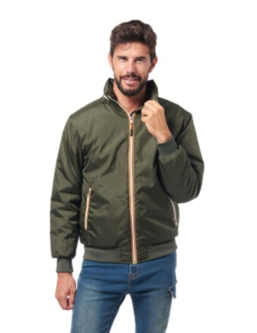 Jacket with inner padding