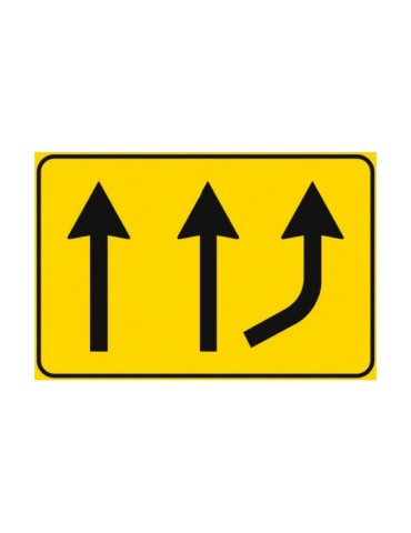 Class 1 sheet metal plate 135x90 fig. 344 &quot; variation of available lanes &quot;