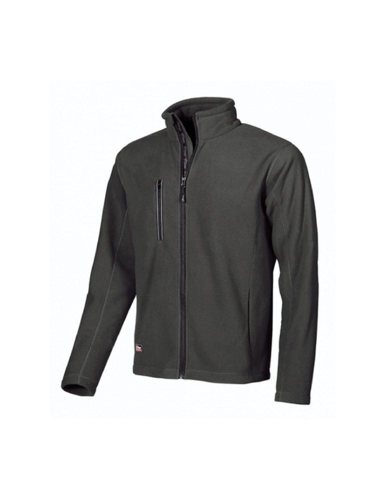 Sudadera de trabajo negra y cálida de carbono