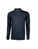 Arbeits-Poloshirt "Live" tiefblau