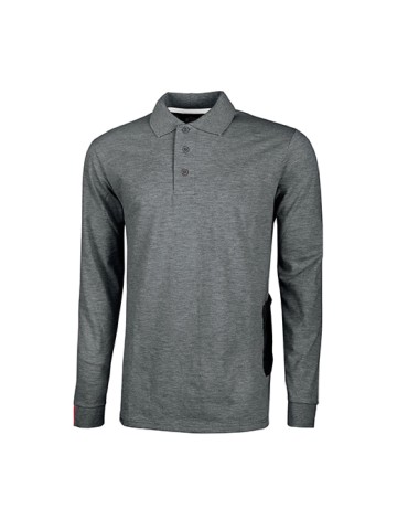 Arbeits-Poloshirt "live" Meteorite Grey