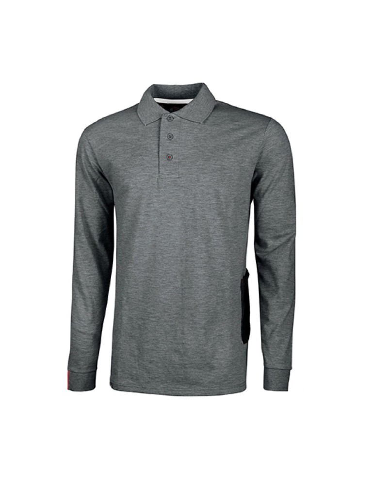 Arbeits-Poloshirt "live" Meteorite Grey