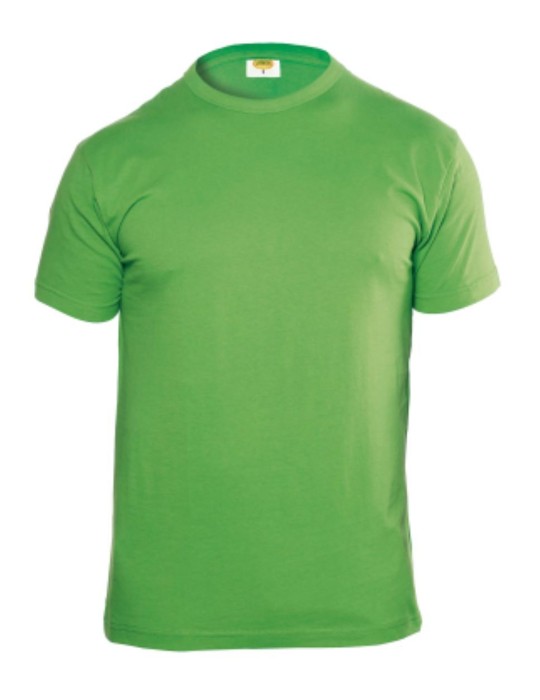 T-shirt basic girocollo verde T-shirt basic girocollo verde