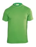 T-shirt basic girocollo a manica corta in 100% cotone di color verde