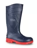 Stivale antinfortunistico blu e rosso