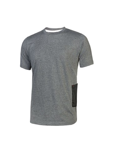 T-shirt da lavoro &quot; road &quot; grey meteorite