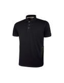 Work polo shirt " gap " black carbon