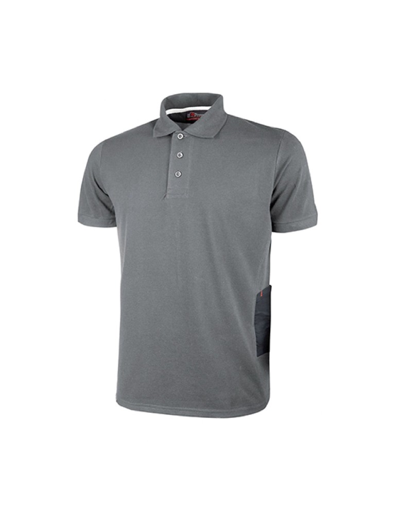 Work polo shirt " gap " grey meteorite Work polo shirt " gap " grey meteorite