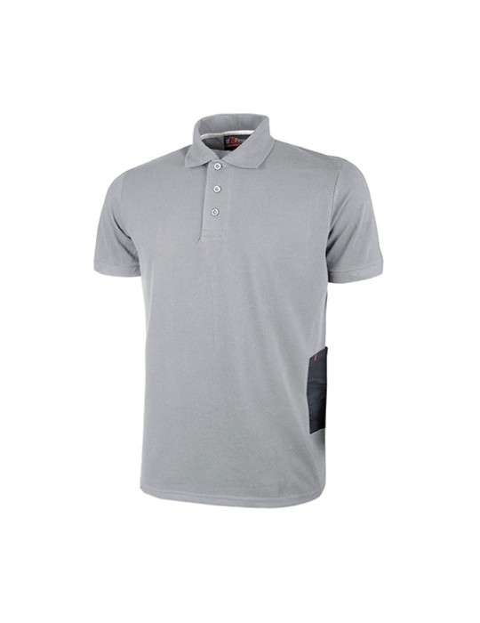 Work polo shirt " gap " grey silver