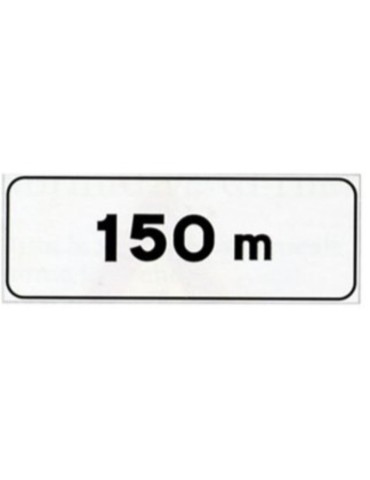 Supplementary panel in sheet metal class 1 135x45 mod. 1/A &quot;Distance&quot; (specify)