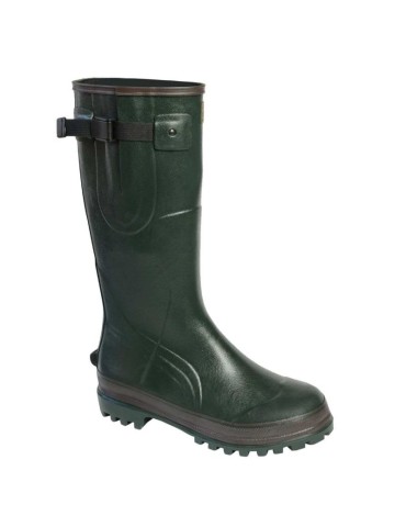 Green hunting and fishing boots