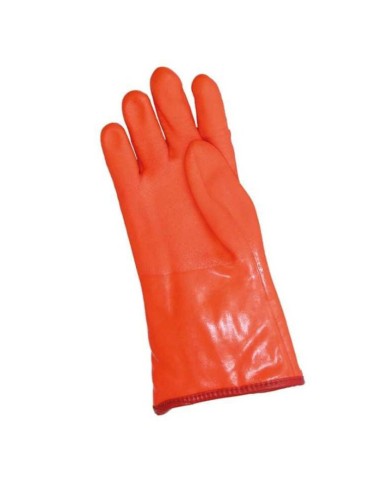 PVC gloves with thermal lining