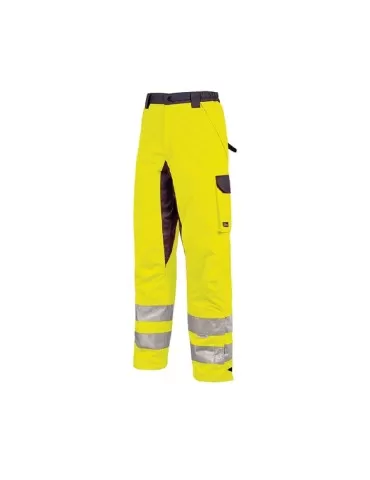 Pantaloni da lavoro &quot; subu &quot; yellow fluo