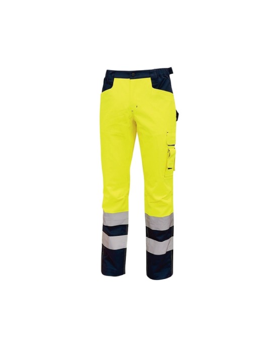 Pantalones de trabajo "radiantes" fluo amarillos