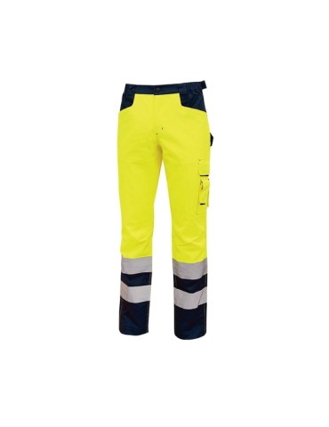 Pantalon de travail « léger » fluo jaune