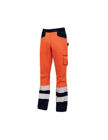 Pantalon de travail haute visibilité « léger » orange fluo