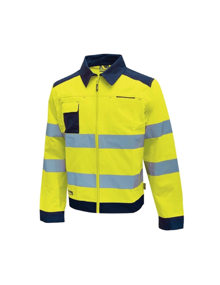 Arbeitsjacke "Blendung" gelber Fluo