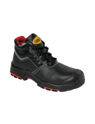 Scarpa alta pelle nera logica professional