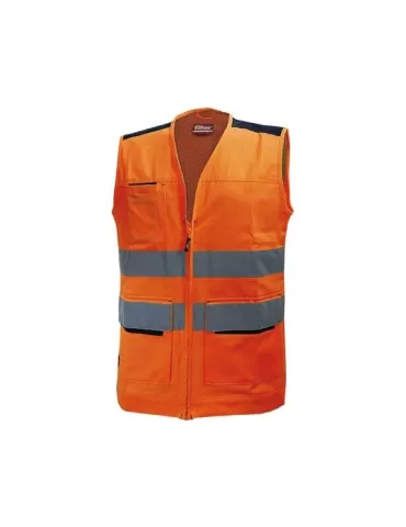 Work vest &quot; smart &quot; orange fluo