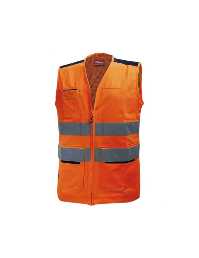 Gilet da lavoro " smart " orange fluo Gilet da lavoro " smart " orange fluo