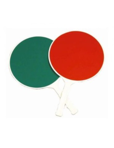 Paletta per moviere diametro 300 mm - rosso/verde