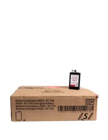 Batería para luces intermitentes 6V 7Ah PAQUETE. 24 PIEZAS 2