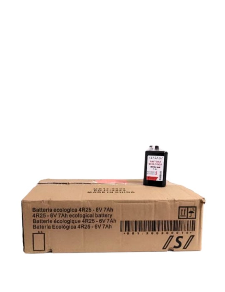 Batterie pour lumières clignotantes 6V 7Ah PACK. 24 PIÈCES