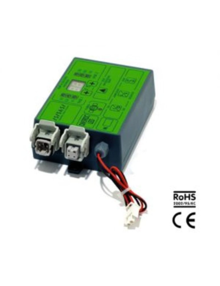 Unité de commande de remplacement pour un feu de circulation mobile pour chantier de construction à LED sans fil