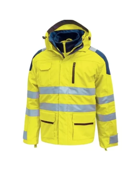Work jacket "backer" yellow fluo Work jacket "backer" yellow fluo