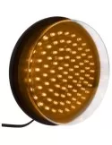 Ottica led diametro 200 mm - gialla