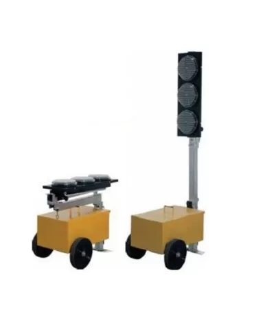 Impianto semaforo mobile a led con tecnologia wireless