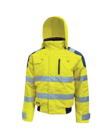 Arbeitsbomberjacke "best" gelber Fluo