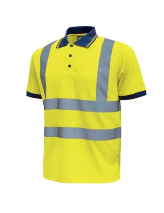 "Neon" yellow fluo work polo shirt "Neon" yellow fluo work polo shirt