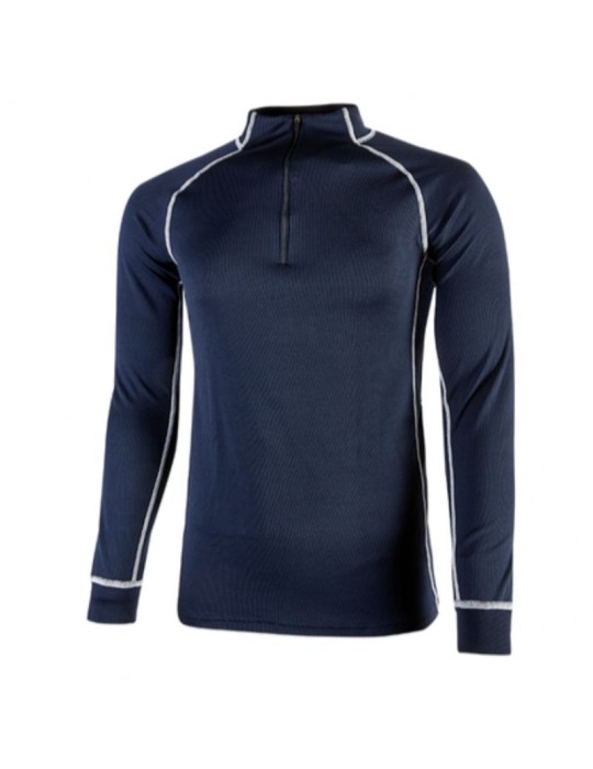 Camisa térmica de trabajo "makalu" azul oscuro