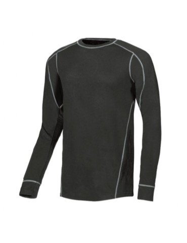 Chemise de travail thermique « alpin » noire carbone