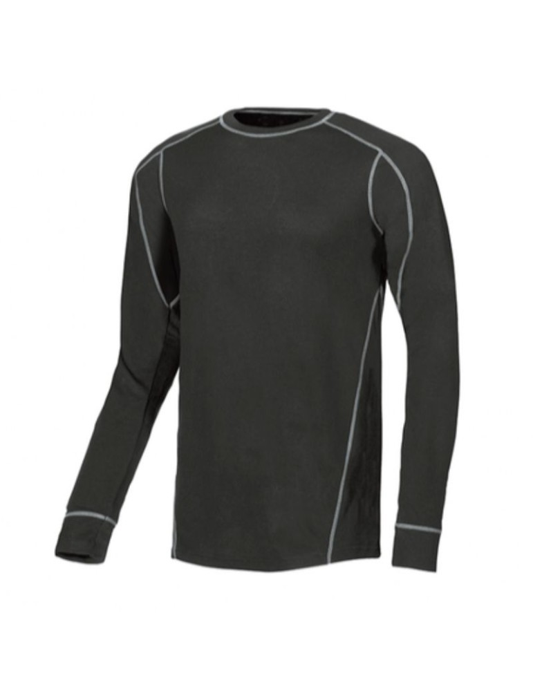 Chemise de travail thermique « alpin » noire carbone