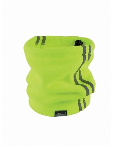 Fluo yellow neck warmer