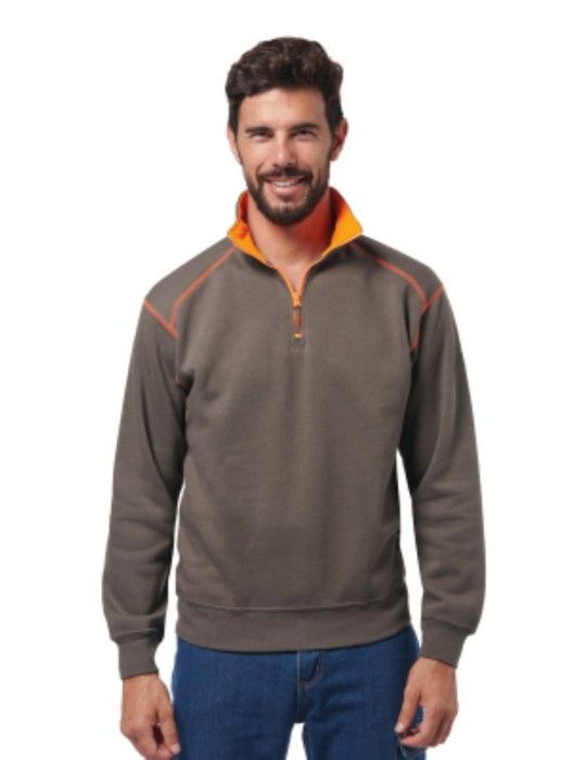 Sweatshirt with elbow reinforcement Sweatshirt with elbow reinforcement