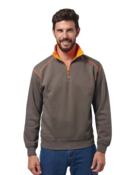 Sweatshirt with elbow reinforcement Sweatshirt with elbow reinforcement