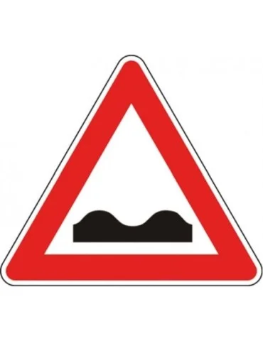 Triangolo lato 90 in ferro classe 1 fig. 1 " strada deformata "