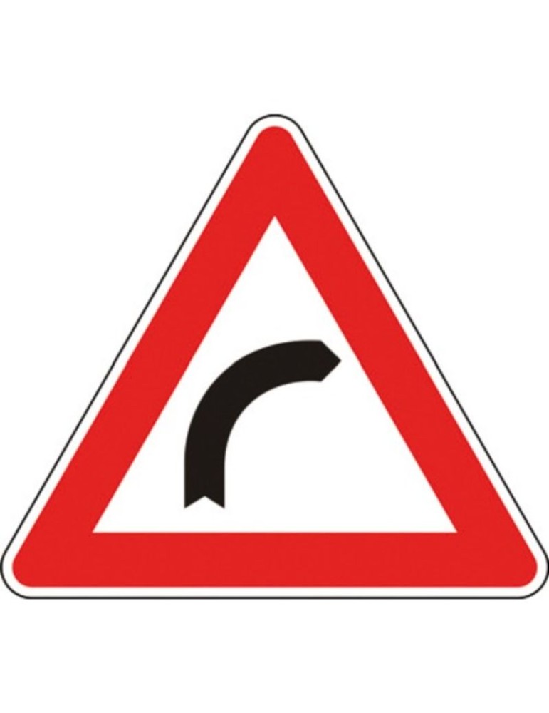 Triangolo lato 90 in ferro classe 1 fig. 4 " curva a destra " Triangolo lato 90 in ferro classe 1 fig. 4 " curva a destra "