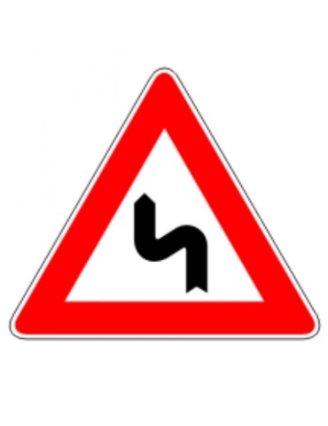 Côté triangle 90 en fer de classe 1 fig. 7 « double courbe, la première à gauche »