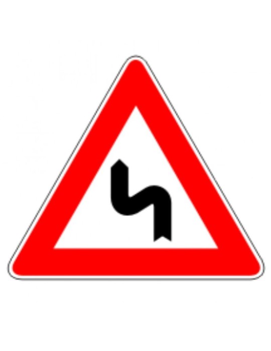 Triangle side 90 in class 1 iron fig. 7 " double curve, the first on the left "