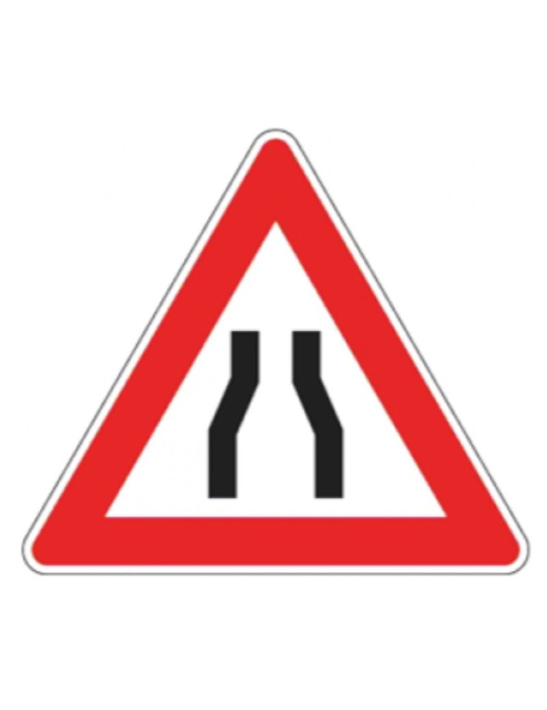 Côté triangle 90 en fer de classe 1, fig. 17 « goulot d’étranglement symétrique »