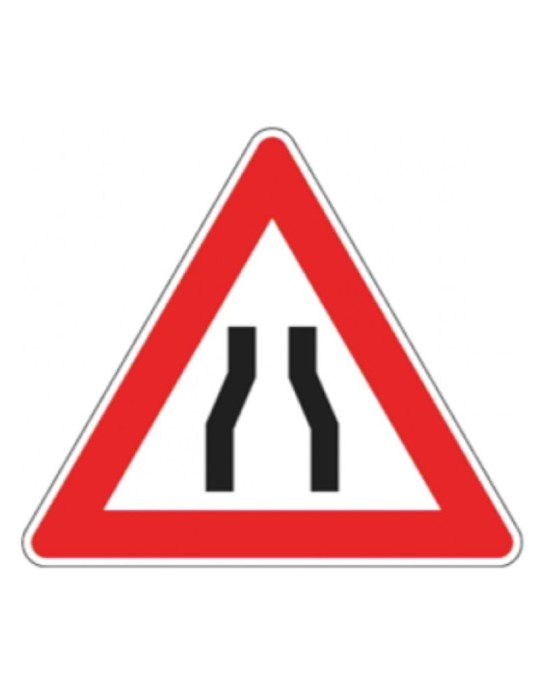 Triangolo lato 90 in ferro classe 1 fig. 17 " strettoia simmetrica "