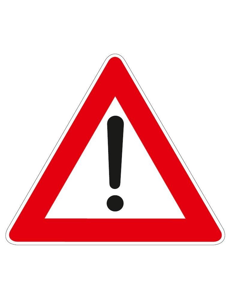 Triangle side 90 sheet metal class 1 fig. 35 " other hazards "