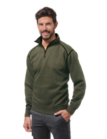 Sweatshirt with elbow reinforcement