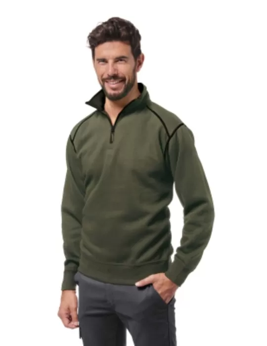Felpa con rinforzo ai gomiti Felpa con rinforzo ai gomiti