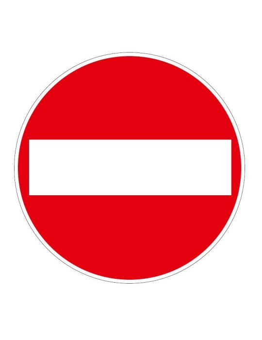 Disc diameter 60 cm class 1 fig. 47 "forbidden sense"